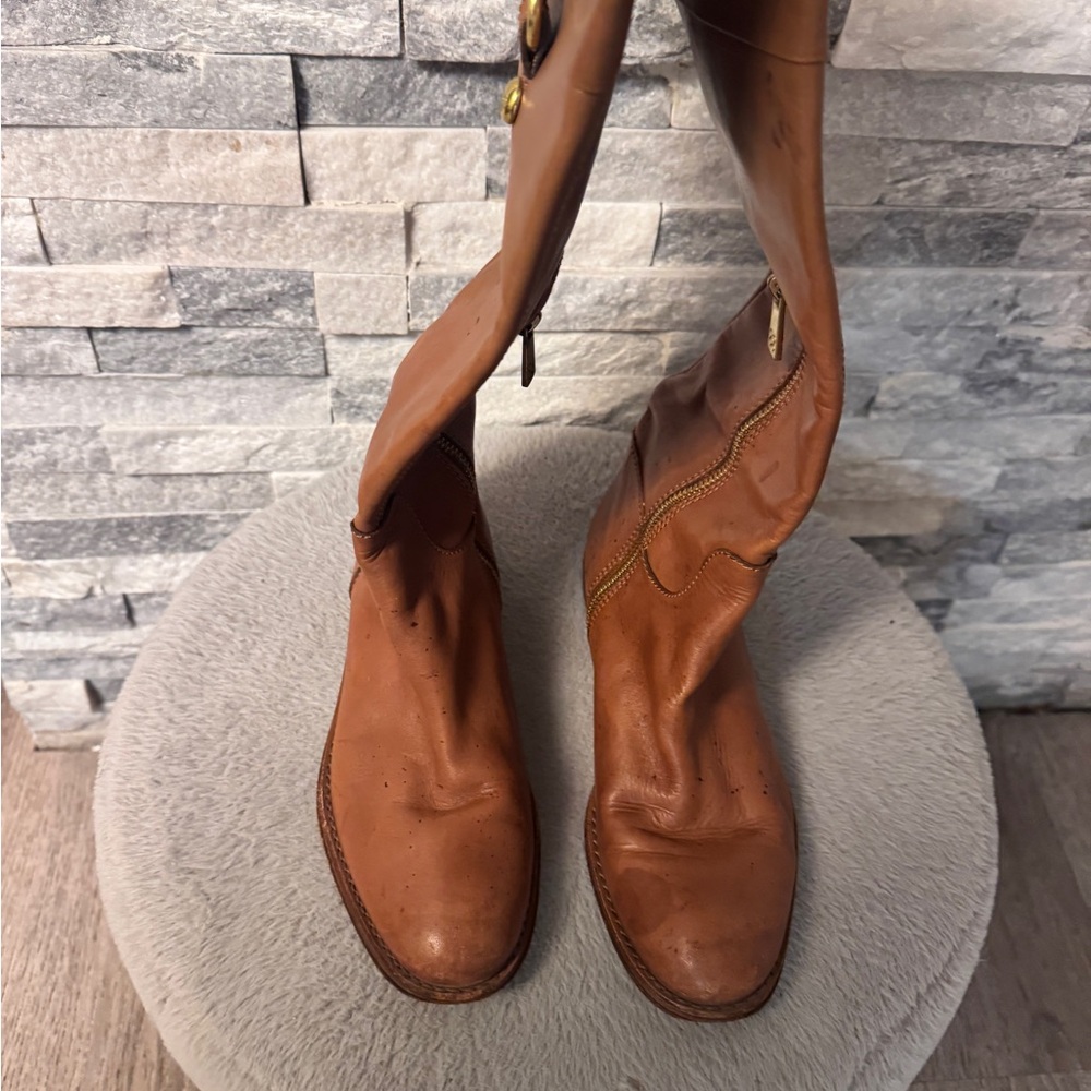Coach Brown Leather Women's Boots 6.5